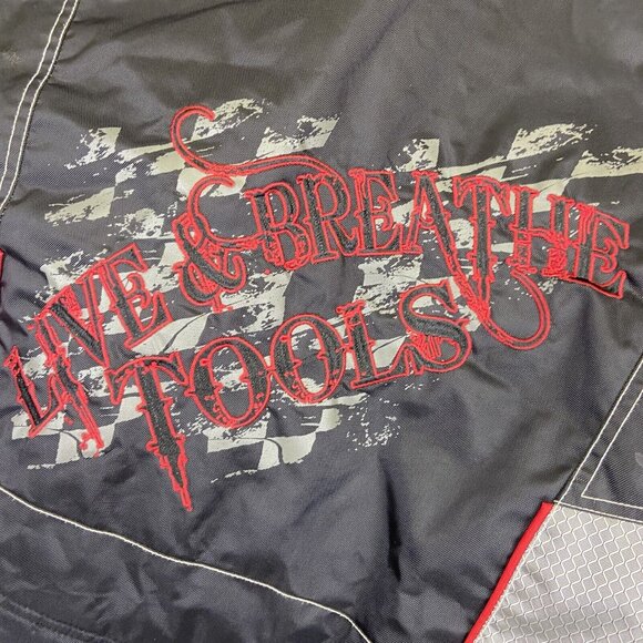 Choko Motorsports Snap-On Tools Racing Jacket Mens Medium Embroidered RIP IN ARM - Picture 10 of 15